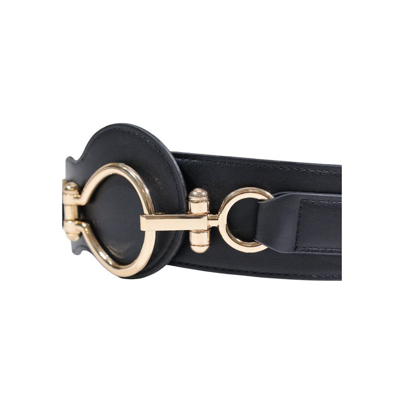 Morgan De Toi Black Polyethylene High-Waist Belt for Women