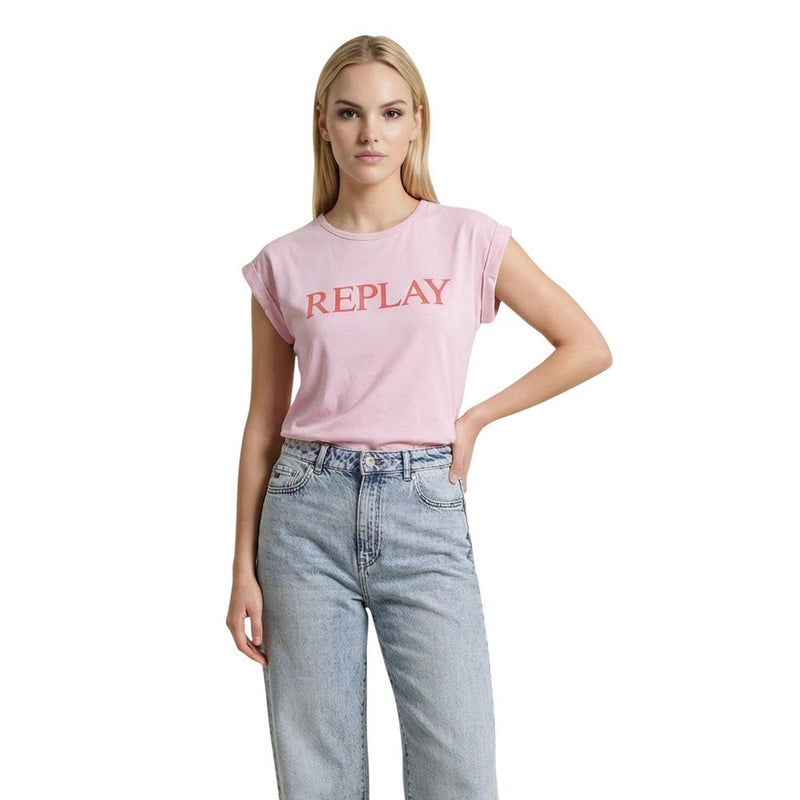 Replay Multicolor Cotton T-Shirt for Women