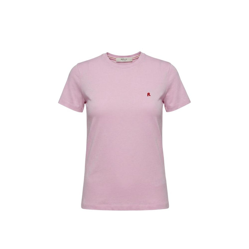 Replay Multicolor Cotton T-Shirt for Women - W3566B.000.2660