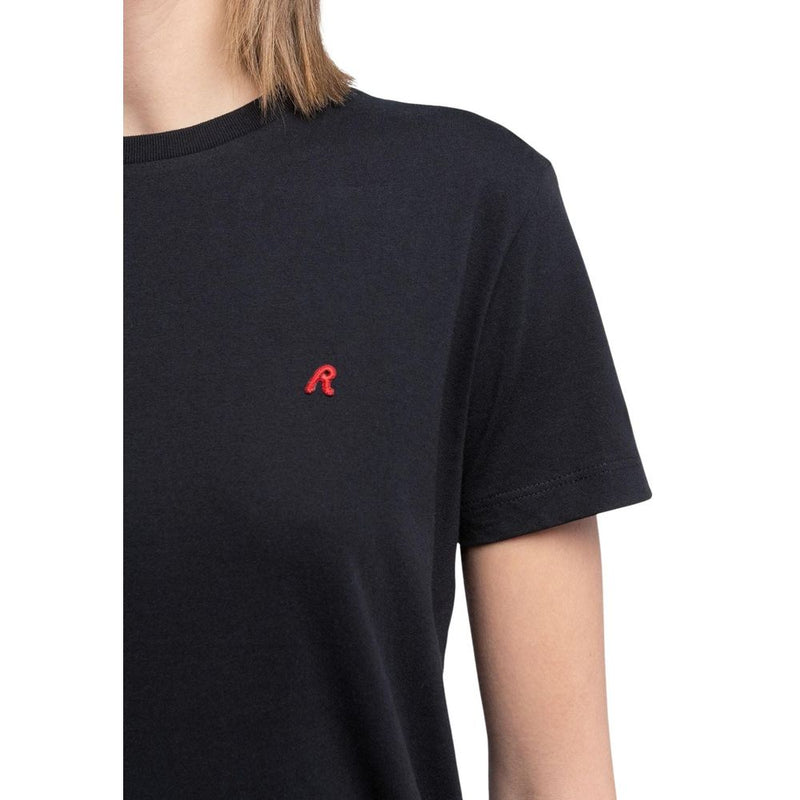 Replay REGULAR W3566B.000.2660 Black Cotton T-Shirt for Women