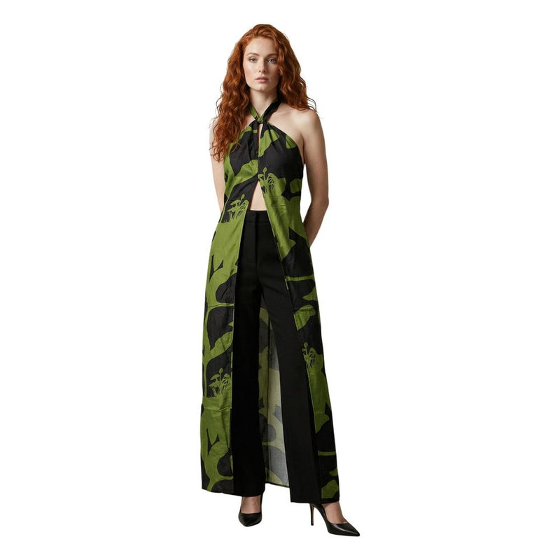 Replay Bicolor Viscose Long Dress - Elegant Summer Style