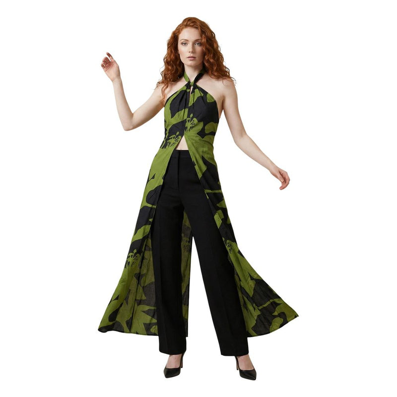 Replay Bicolor Viscose Long Dress - Elegant Summer Style