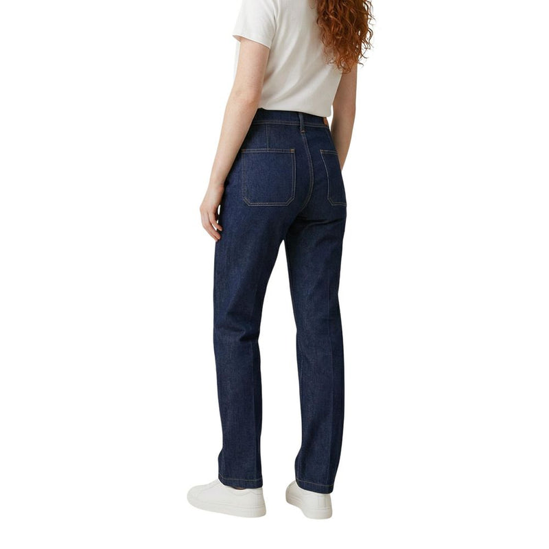 Replay Blue Cotton Mom Jeans - Comfortable and Stylish