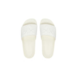 PINKO White Pvc Slippers