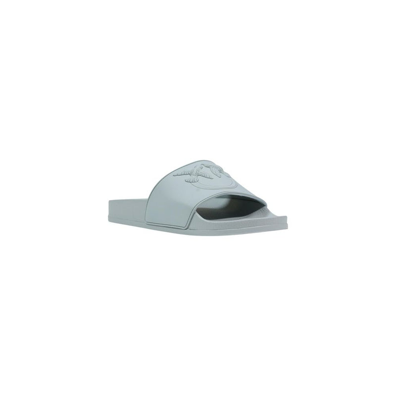 PINKO DILLY 01 Green PVC Slide Sandals for Women