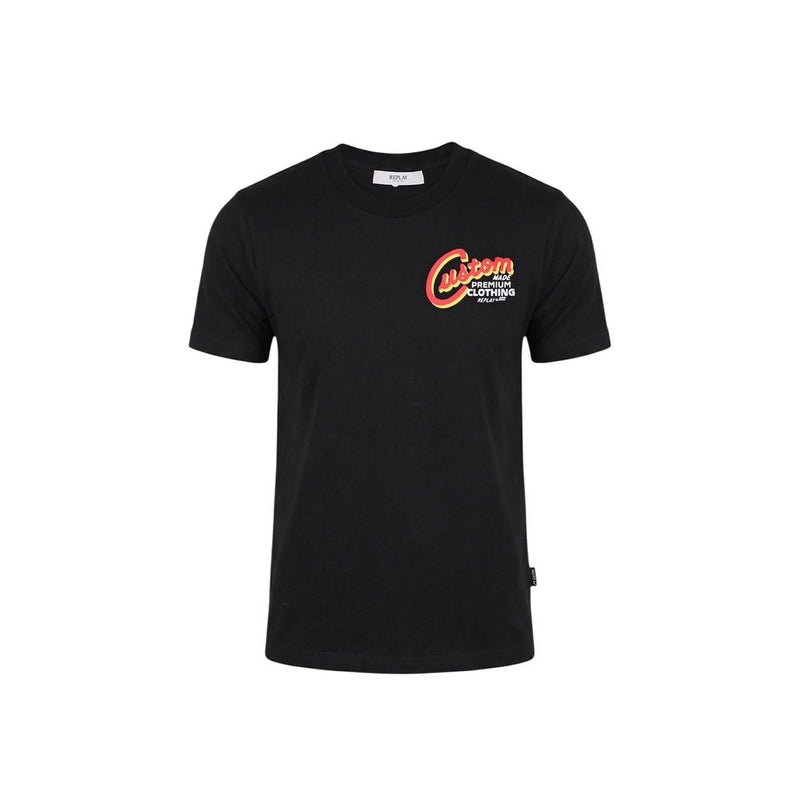 Replay REGULAR M3352 Black Cotton T-Shirt for Men