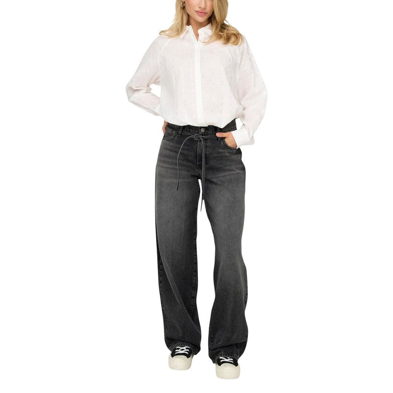 Only Black Recycled Cotton Mom Jeans - Sustainable Style