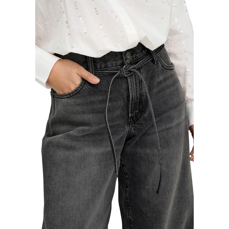 Only Black Recycled Cotton Mom Jeans - Sustainable Style