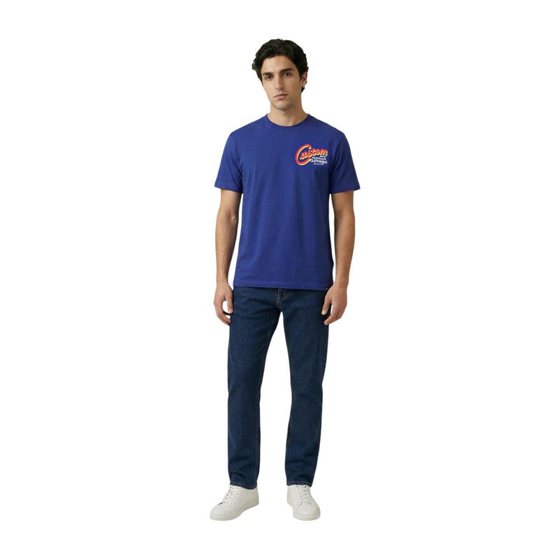 Replay Blue Cotton T-Shirt for Men - M3352 .000.2660