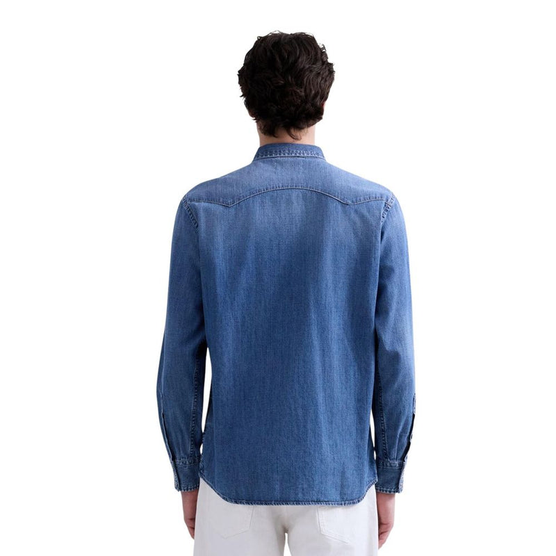 Replay Blue Denim Shirt - M4023T.000.26C for Men