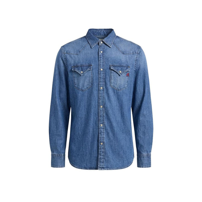 Replay Blue Denim Shirt - M4023T.000.26C for Men