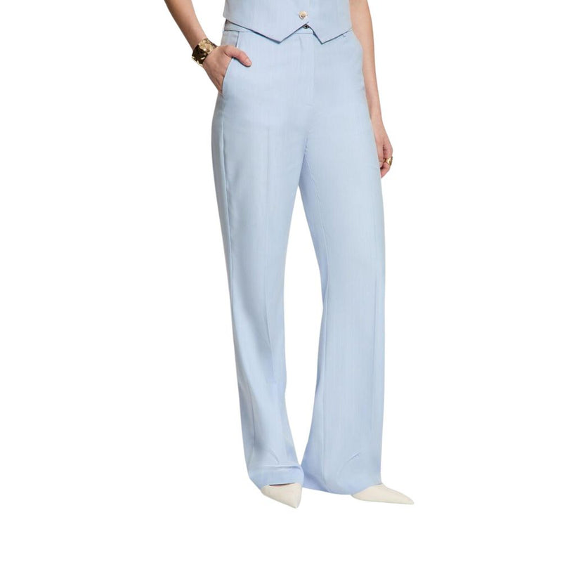 Morgan De Toi Blue Polyester Dress Pants for Women