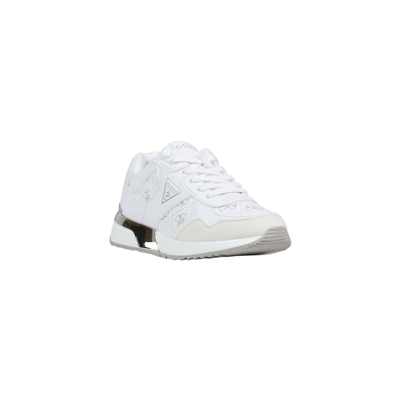 Guess MICKAY FLFMIC ELE12 White Leather Chunky Sneakers