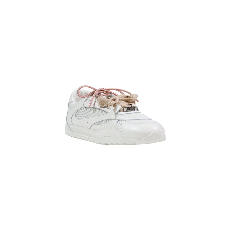 PINKO YULIA 01 White Leather Sneakers for Women