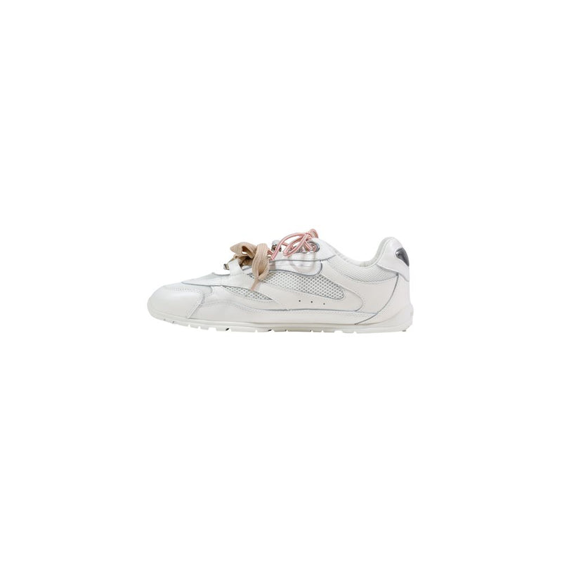 PINKO YULIA 01 White Leather Sneakers for Women