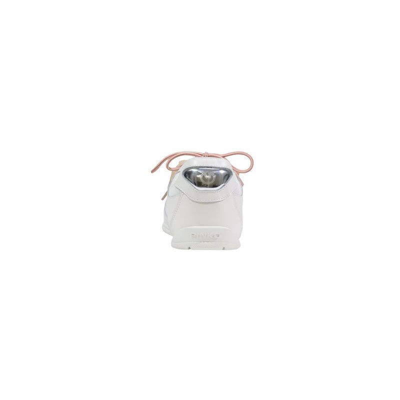 PINKO YULIA 01 White Leather Sneakers for Women