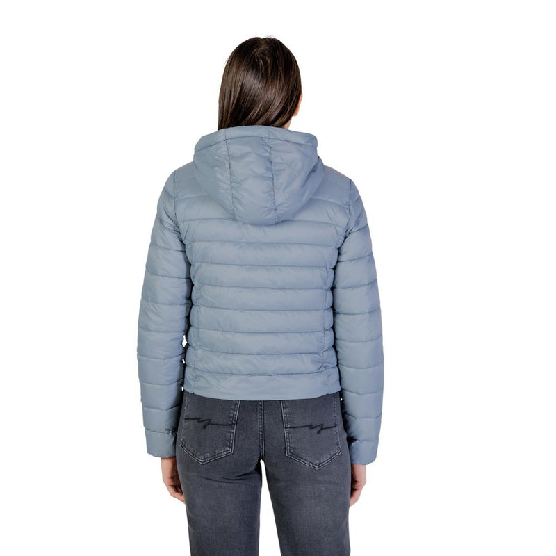 Only ONLTAHIA LW Quilted Hood Jacket in Blue for Women