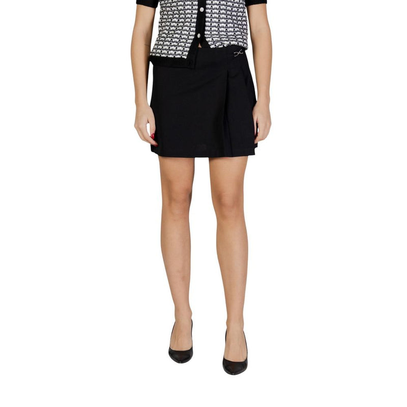 Only Onlevi Life Black Recycled Polyester Mini Skirt