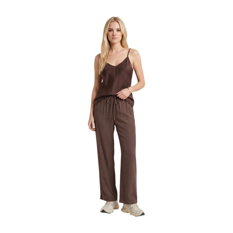 Only Onlmadeli Oaklyn Brown Viscose Top for Women