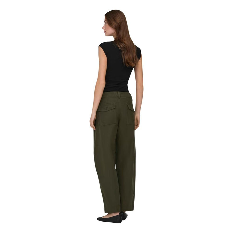 Only Onlmira Black Cotton Top for Women