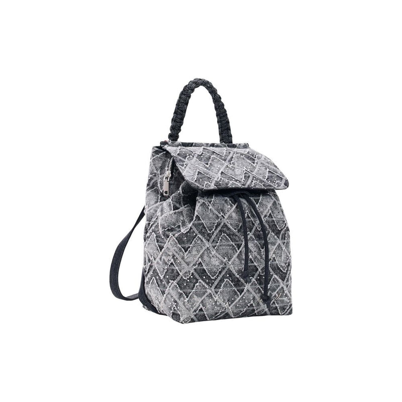 Desigual BACK_RADIO LUENA MINI Black Polyester Backpack