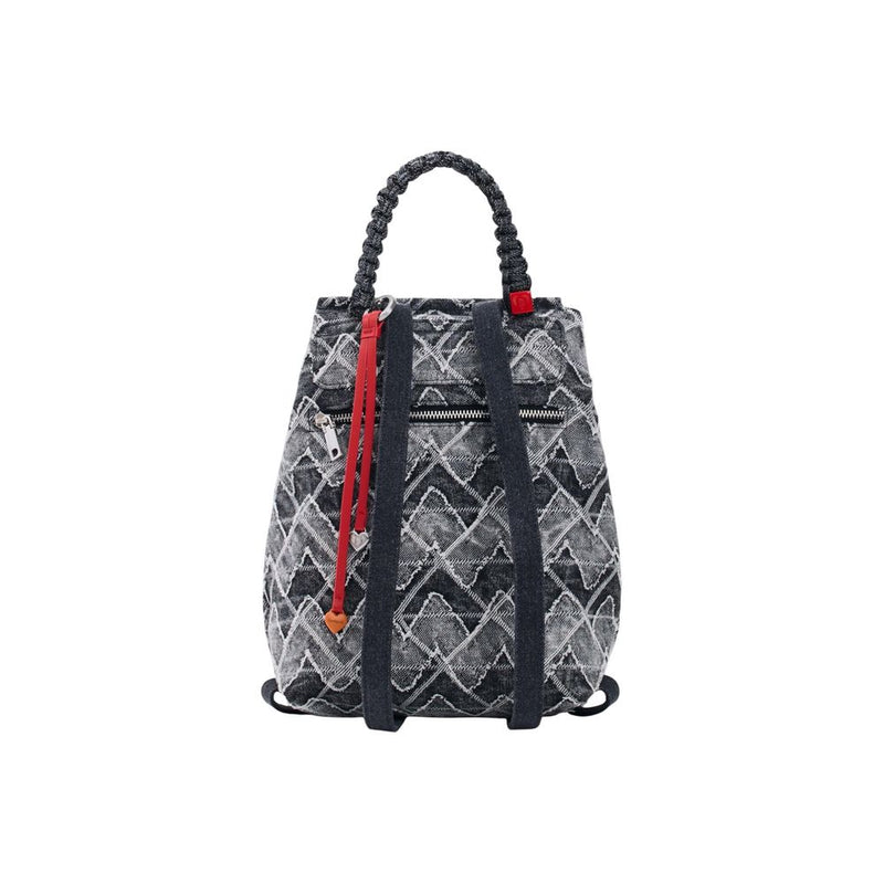 Desigual BACK_RADIO LUENA MINI Black Polyester Backpack