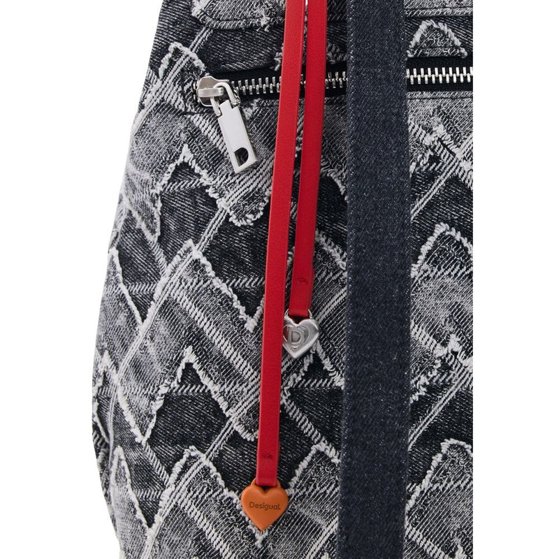 Desigual BACK_RADIO LUENA MINI Black Polyester Backpack