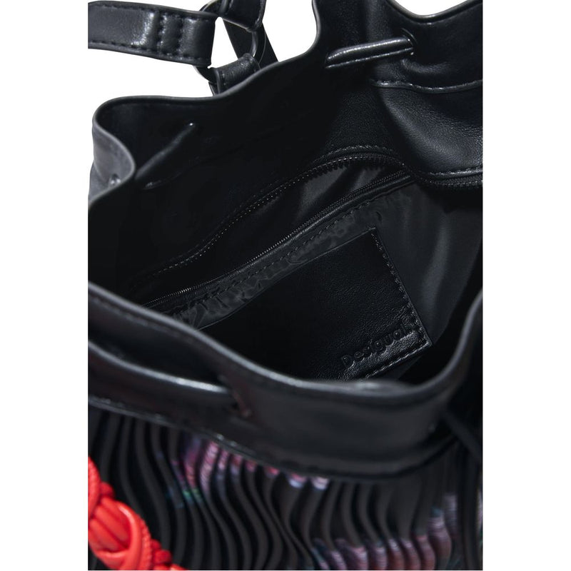 Desigual Black Polyester Backpack - BACK_XENON HARLAN 26SAKP28