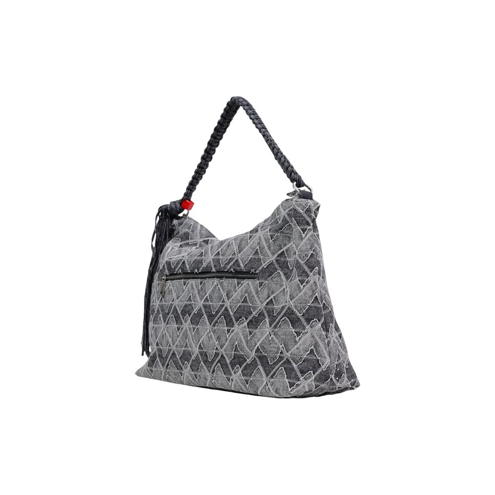 Desigual Blue Cotton Handbag