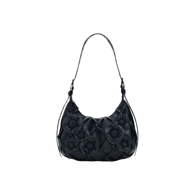 Desigual BAG_IRIDIO MARGOT MINI Black Cotton Handbag