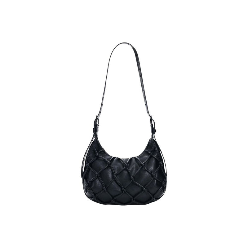 Desigual BAG_IRIDIO MARGOT MINI Black Cotton Handbag