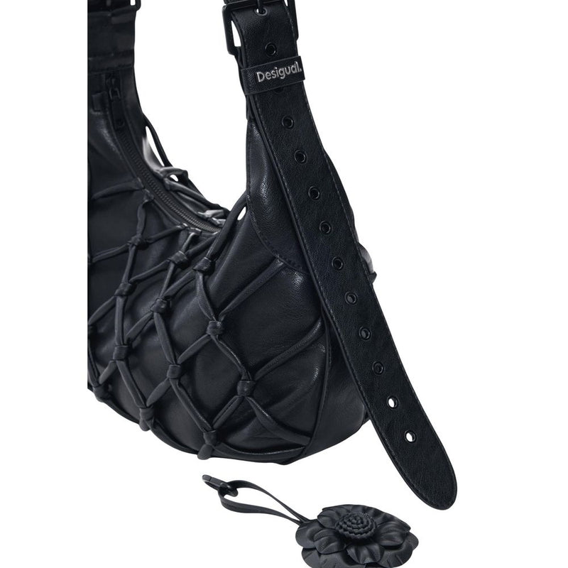 Desigual BAG_IRIDIO MARGOT Black Cotton Handbag for Women