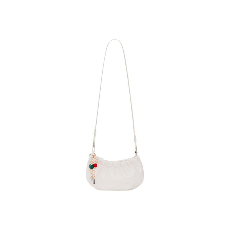 Desigual MONE_HALF LOGO WAVE Beige Handbag for Women