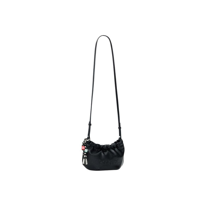 Desigual MONE_HALF LOGO WAVERLY PH Black Handbag for Women