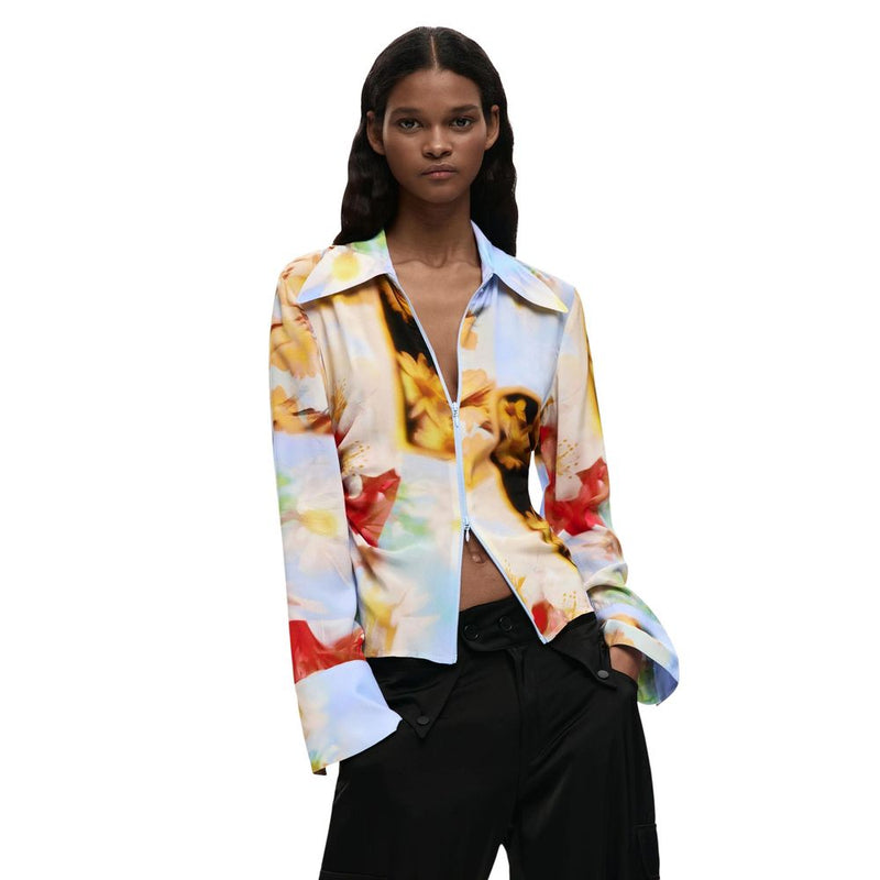 Desigual Multicolor Viscose Blouse - CAM_BUTT 26SWCW06