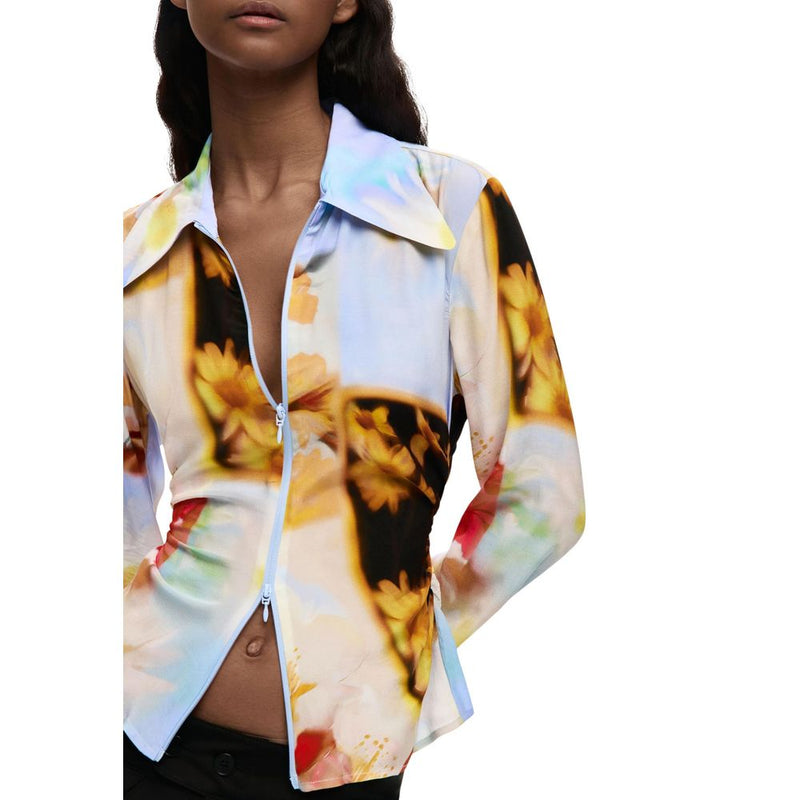 Desigual Multicolor Viscose Blouse - CAM_BUTT 26SWCW06