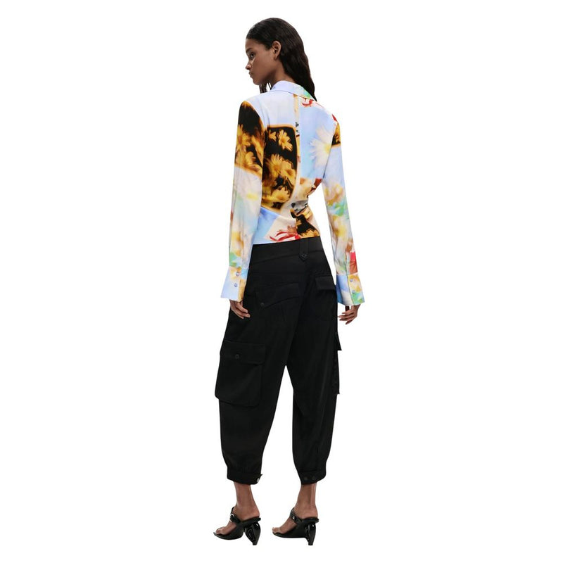 Desigual Multicolor Viscose Blouse - CAM_BUTT 26SWCW06