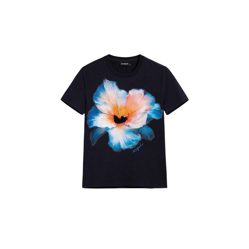 T-shirt Desigual TS_ESTOCOLMO 26SWTK03 Femme Bleu en Coton