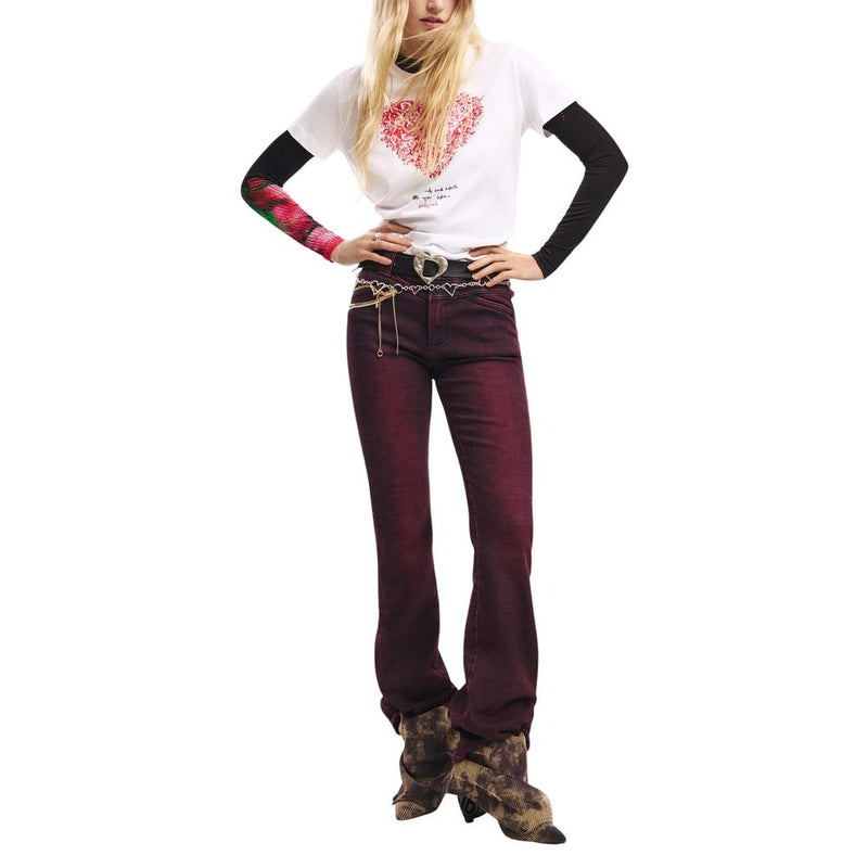 Desigual TS_COR 26SWTK06 T-shirt en Coton Blanc pour Femme