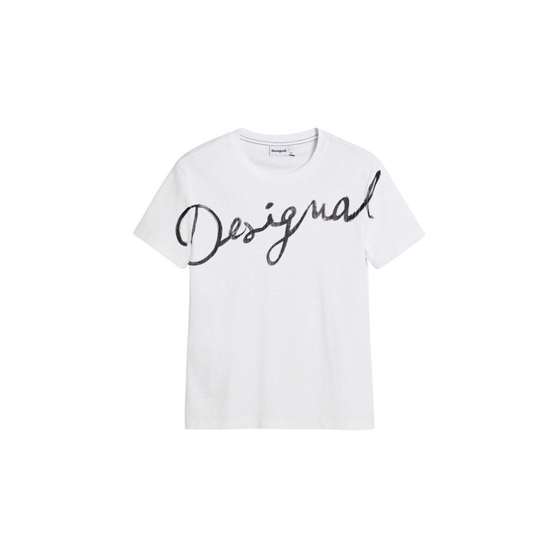 Desigual TS_FLORENCIA Women's White Cotton T-Shirt