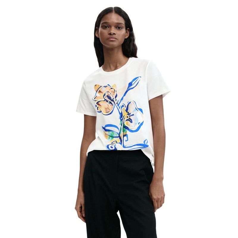 Desigual TS_ZURICH 26SWTK38 Women's White Cotton T-Shirt