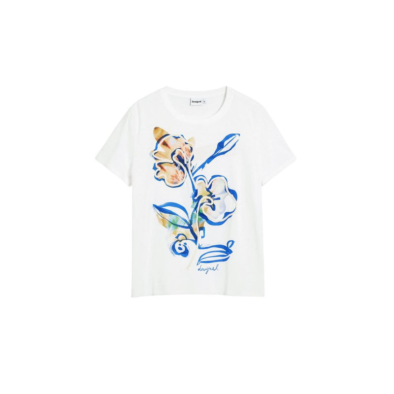 Desigual TS_ZURICH 26SWTK38 Women's White Cotton T-Shirt
