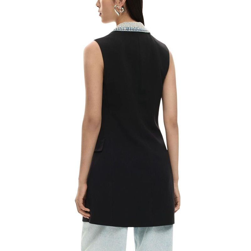 Desigual VEST_POTTER 26SWVW43 Black Midi Dress
