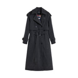 Desigual Gray Polyethylene Coat