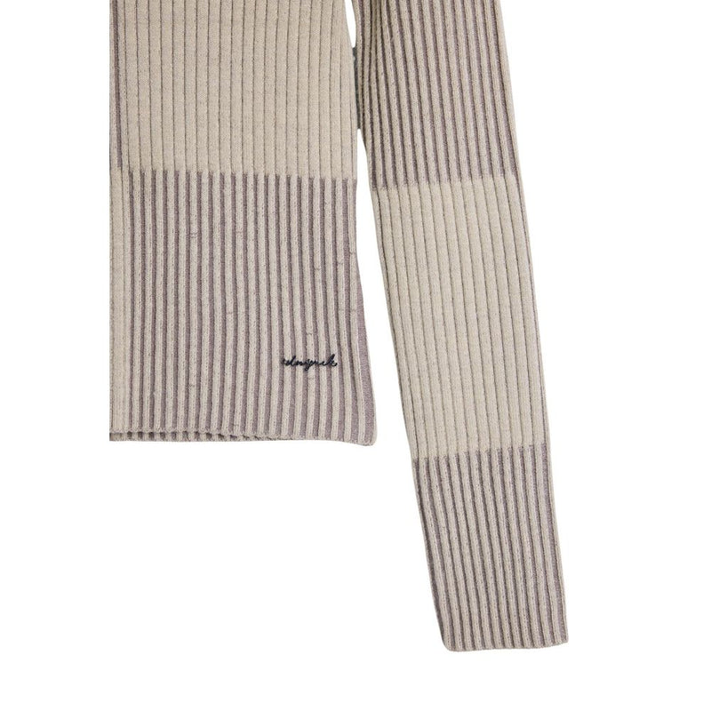 Desigual Beige Viscose Turtleneck Sweater for Women