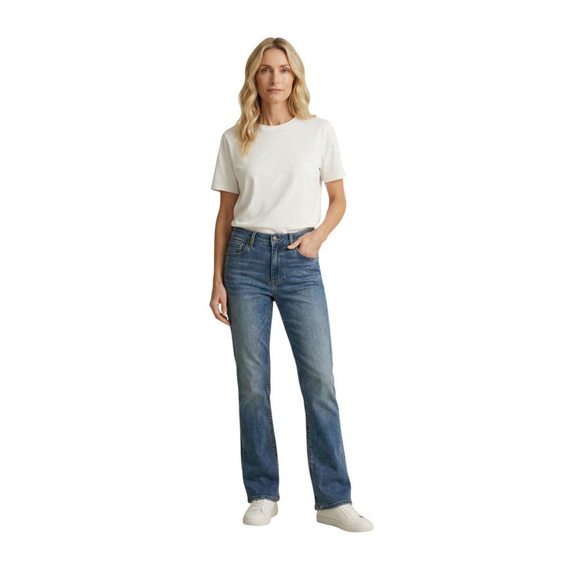 Levi's 725 High Rise Bootcut Jeans for Women - Blue Cotton
