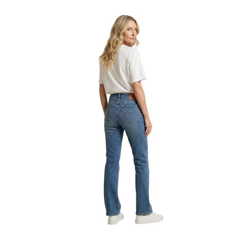 Levi's 725 High Rise Bootcut Jeans for Women - Blue Cotton