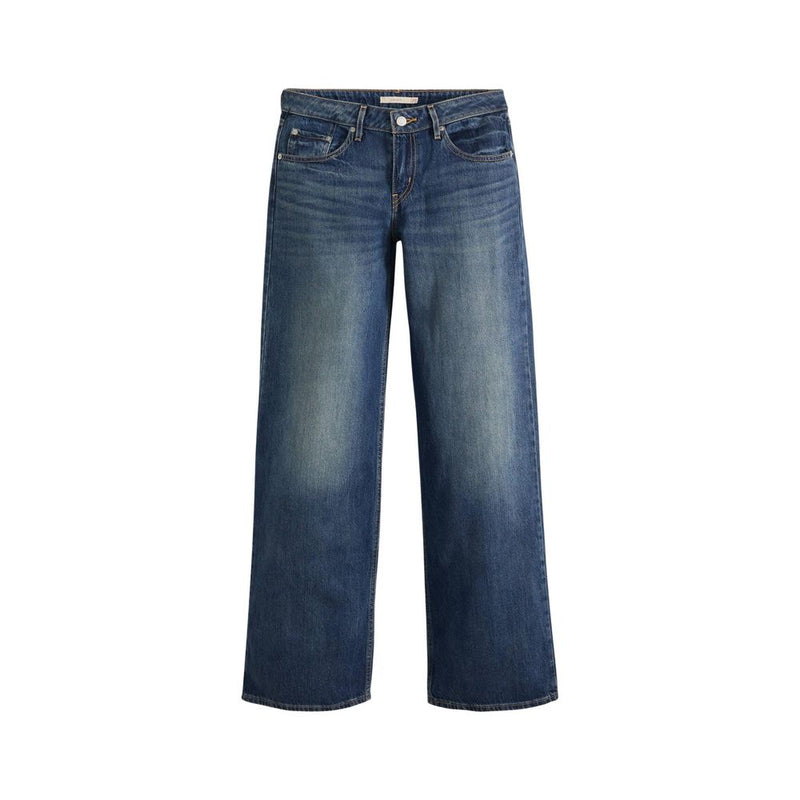 Levi's Blue Cotton Mom Jeans - Low Loose Fit A5566-0064
