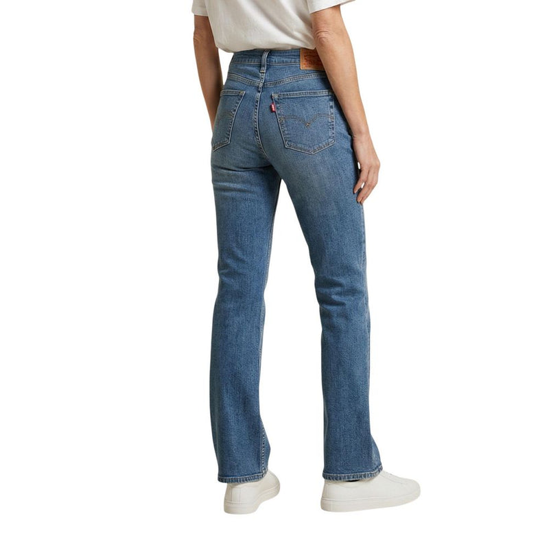 Levi's 725 High Rise Bootcut Jeans for Women - Blue Cotton