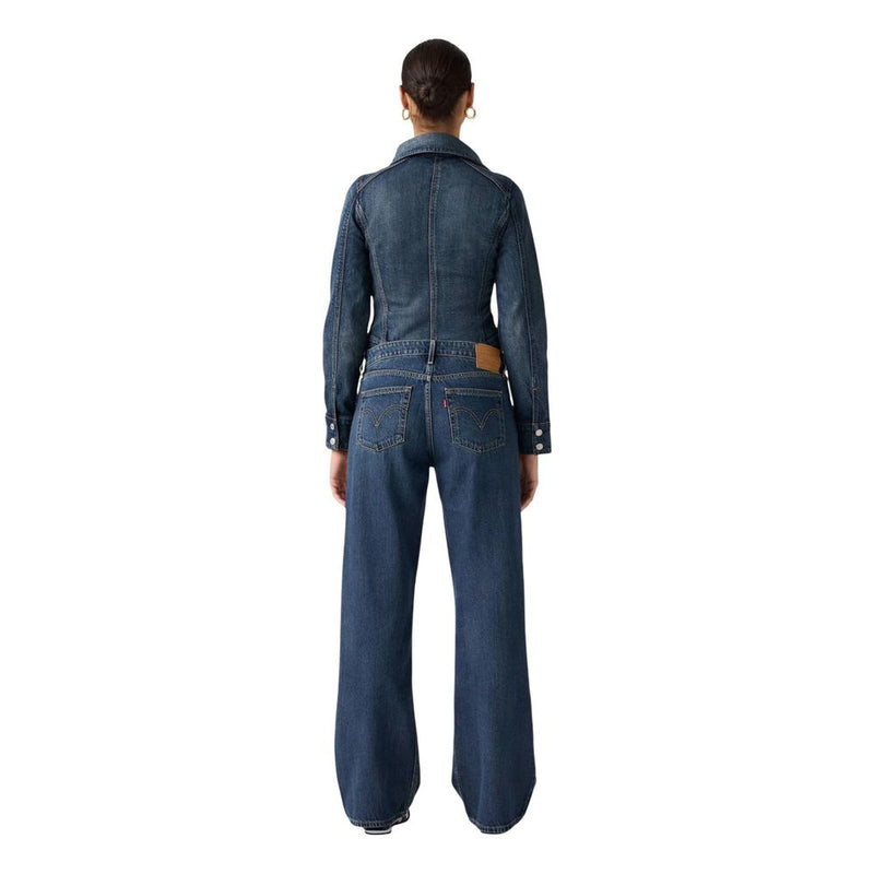 Levi's Blue Cotton Mom Jeans - Low Loose Fit A5566-0064